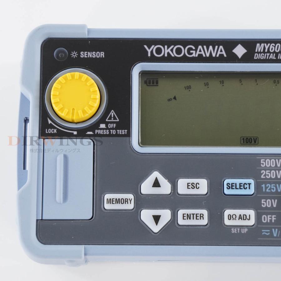 [DW]USED 8日保証 校正2025年2月まで有効 YOKOGAWA MY600 DIGITAL INSULATION TESTER ...