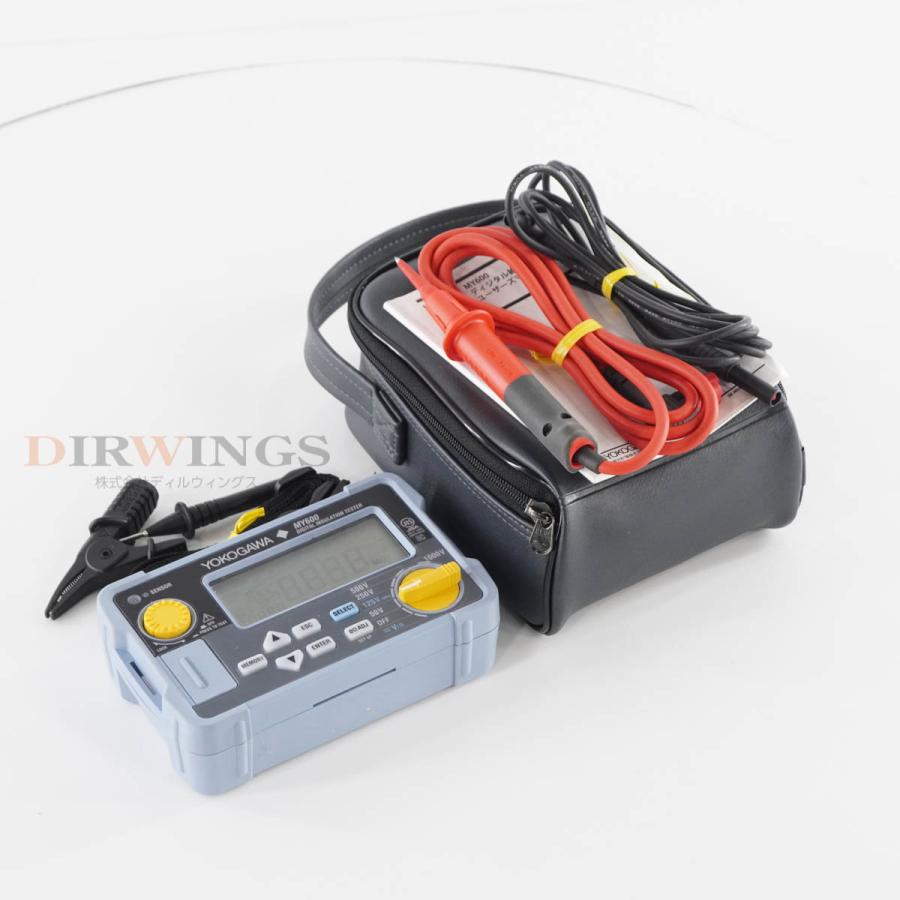 [DW]USED 8日保証 校正2025年5月まで有効 YOKOGAWA MY600 DIGITAL INSULATION TESTER ...