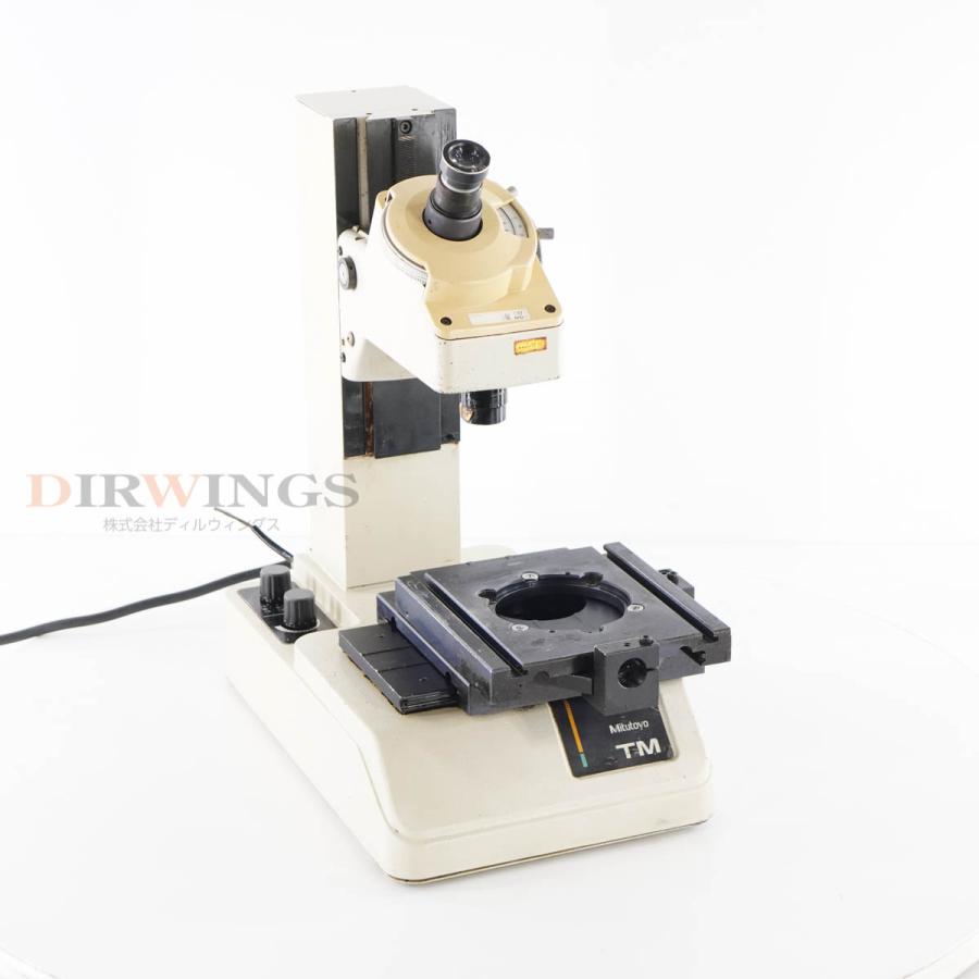 [JB]USED 保証なし Mitutoyo TM TOOLMAKERS MICROSCOPE 工具顕微鏡 WF15× [06360-0003 ...