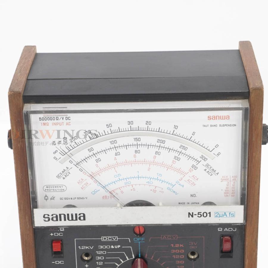 JB]USED 保証なし sanwa N-501 2μA fs ANALOG TESTER アナログテスター
