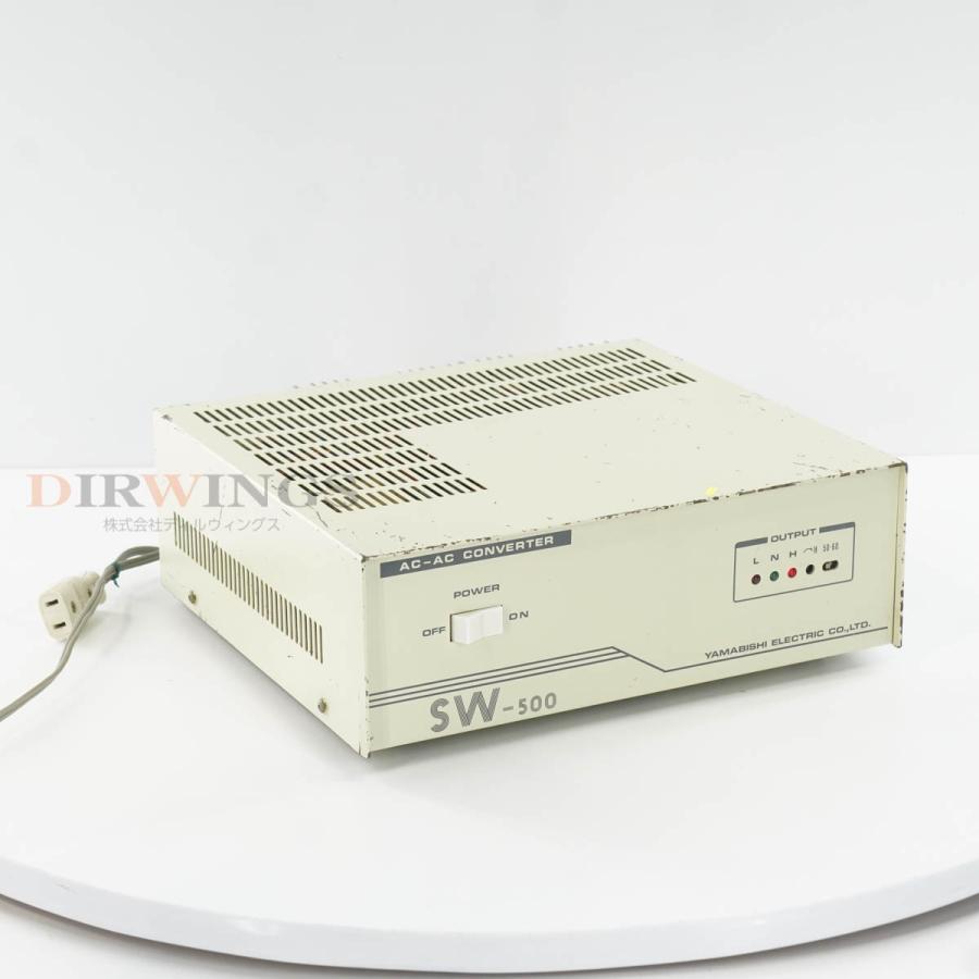[DW]USED 8日保証 YAMABISHI SW-500 AC-AC CONVERTER 周波数変換器 コンバーター [06367 ...