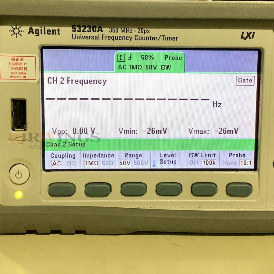 [DW]USED 8日保証 Agilent 53230A LXI 53200A Universal Frequency Counter ...
