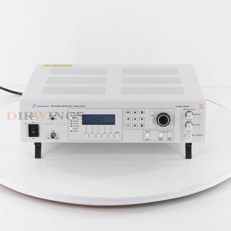 DW]USED 8日保証 09/2021CAL EIDEN 6042A FM RADIO MONITOR/ANALYZER