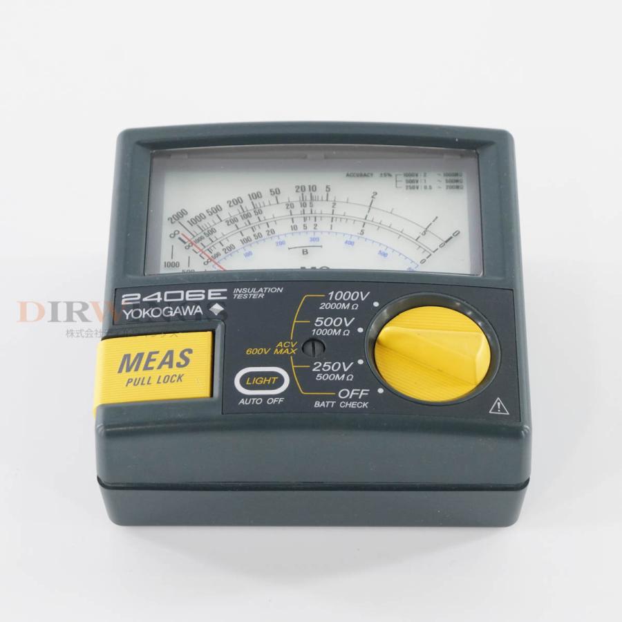 JB]USED 保証なし YOKOGAWA 2406E 240645-J INSULATION TESTER 電池式