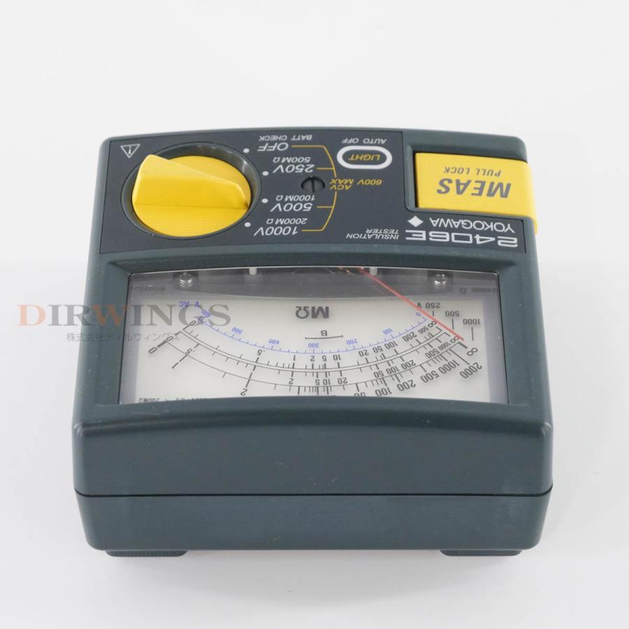 プロフ見てね　 JB]USED 保証なし YOKOGAWA 2406E 240645-J INSULATION TESTER 電池式