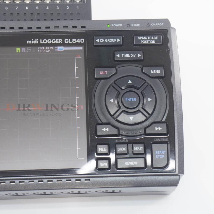 [JB]USED 保証なし GRAPHTEC GL840 GL840-M midi LOGGER データロガー 絶縁多チャンネルハンディロガー ...