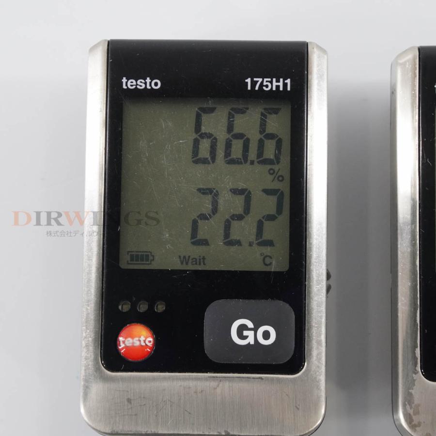 [JB]USED 保証なし 2台セット Testo 175H1 175 Data Logger 温湿度ロガー データロガー 取扱説明書 ...