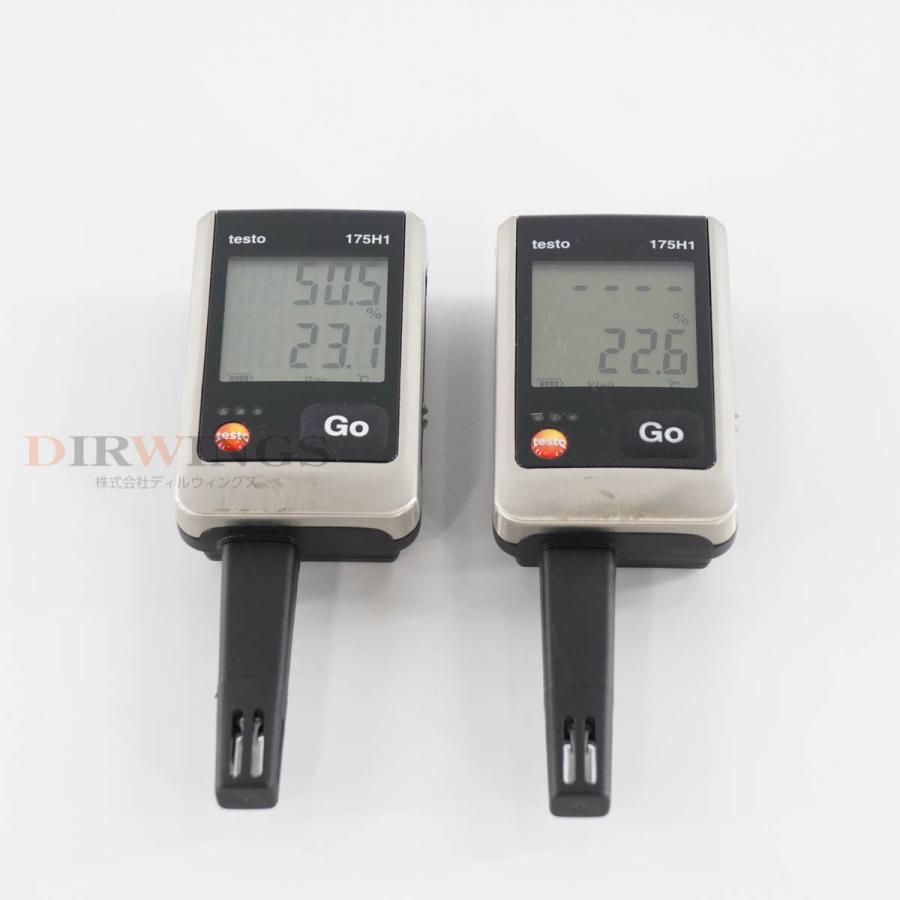 [JB]USED 保証なし 2台セット Testo 175H1 175 Data Logger 温湿度ロガー データロガー 取扱説明書 ...