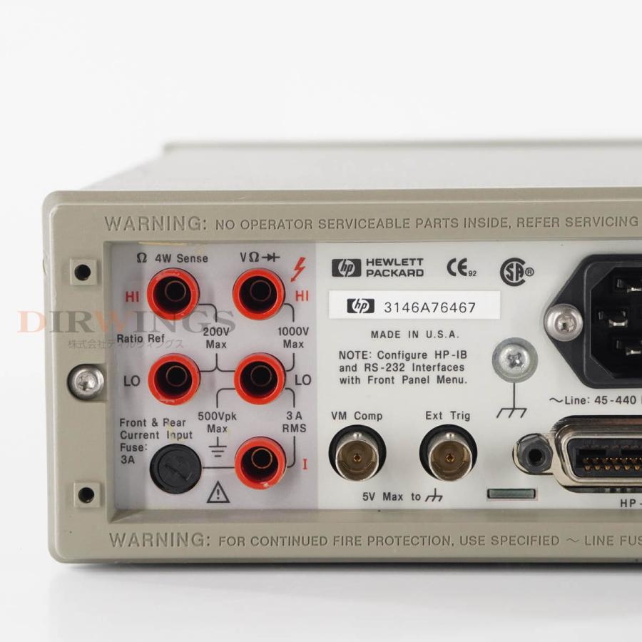 JB]USED 保証なし hp 34401A DIGITAL MULTIMETER デジタルマルチ