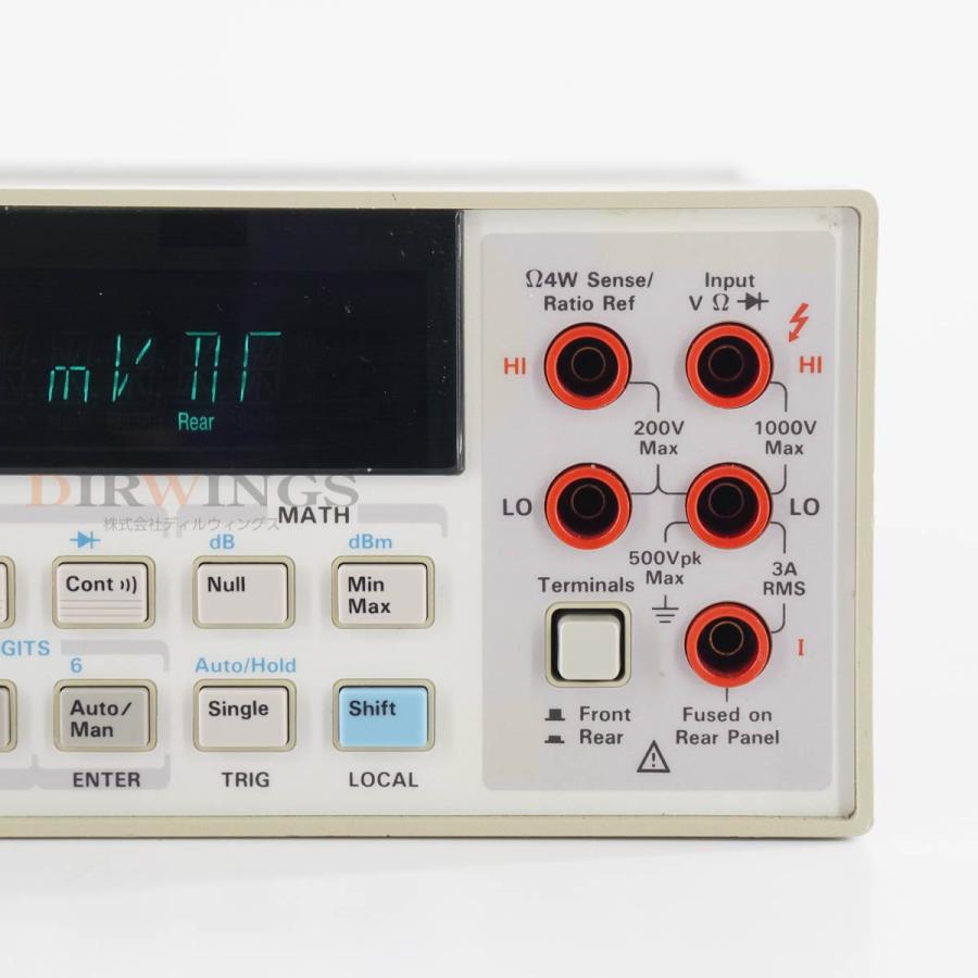 JB]USED 保証なし hp 34401A DIGITAL MULTIMETER デジタルマルチ