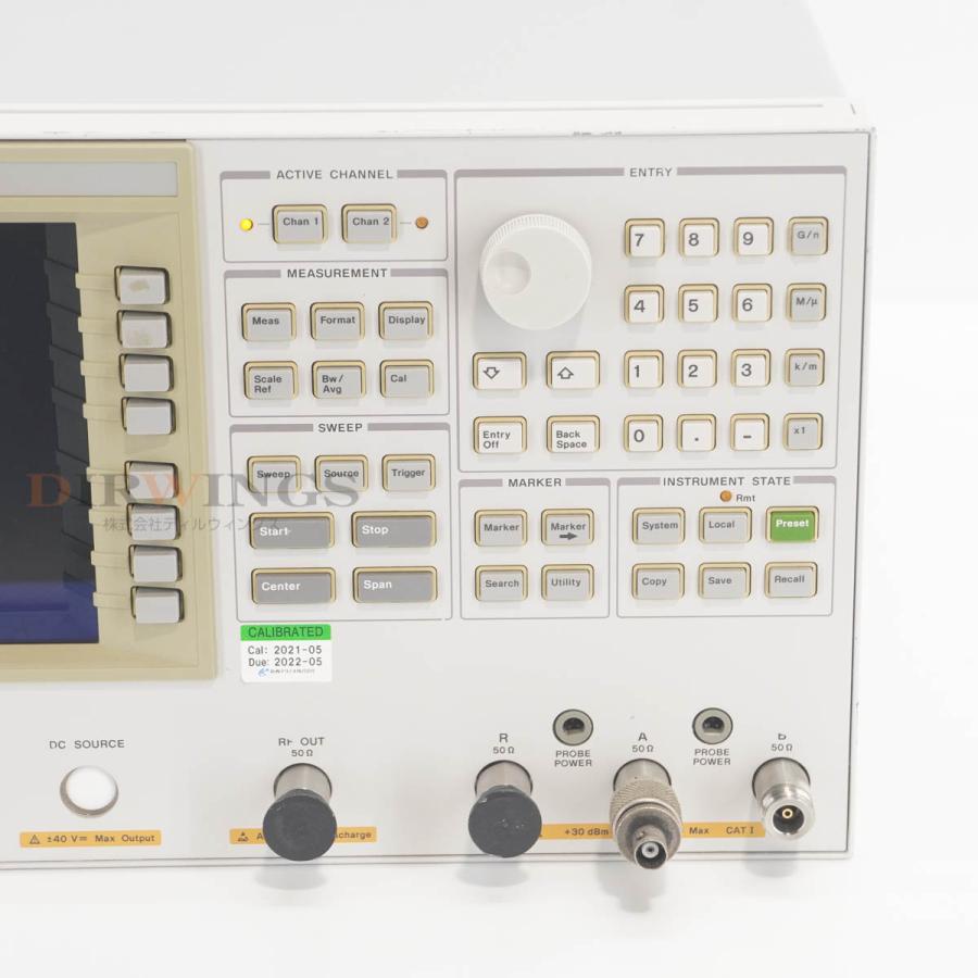 DW]USED 8日保証 05/2021CAL Agilent 4395A ATO-30941 NETWORK