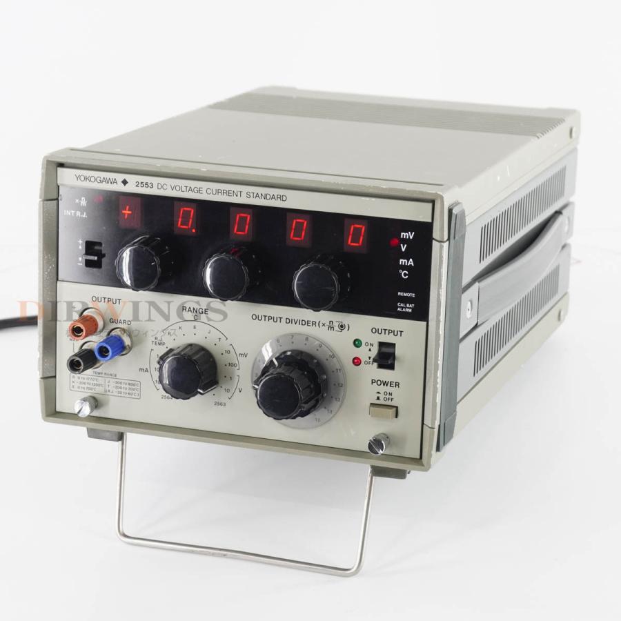 DW]USED 8日保証 YOKOGAWA 2553 255342 DC VOLTAGE CURRENT STANDARD