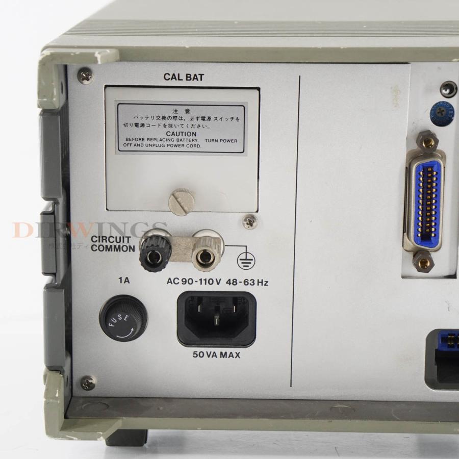 DW]USED 8日保証 YOKOGAWA 2553 255342 DC VOLTAGE CURRENT STANDARD
