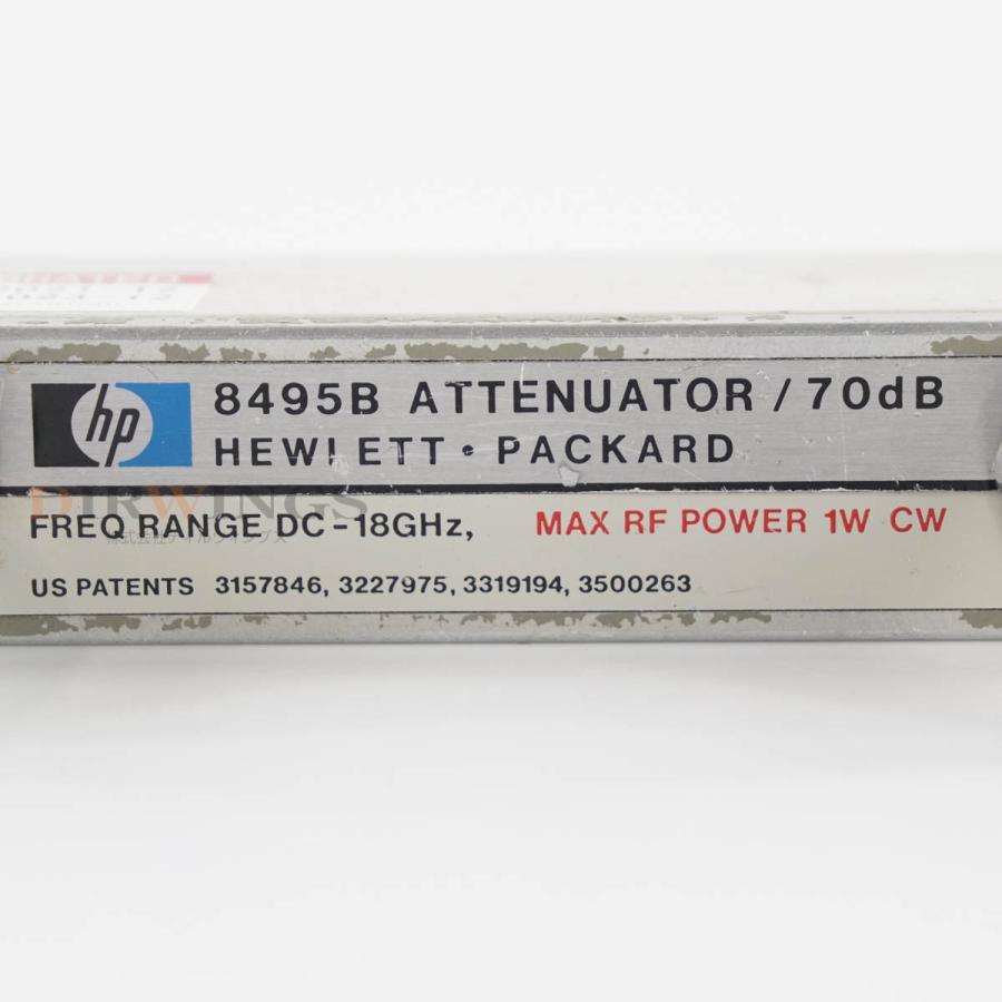 [JB]USED 保証なし hp 8495B ATTENUATOR アッテネーター 減衰器 OPT 001 70dB DC-18GHz ...