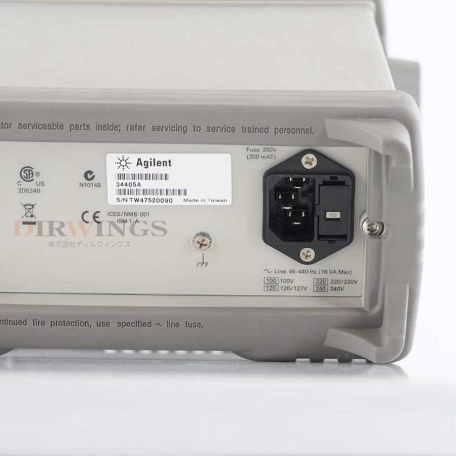 DW]USED 8日保証 Agilent 34405A 5 1/2 Digit Multimeter デジタル