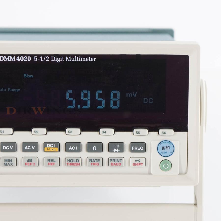 [DW]USED 8日保証 Tektronix DMM4020 5-1/2 Digit Multimeter デジタルマルチメーター 電源 ...