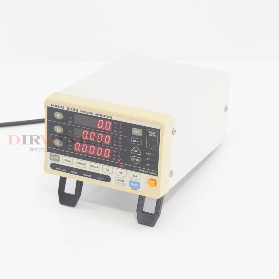[DW]USED 8日保証 HIOKI 3333 POWER HiTESTER パワーハイテスター 電力計 パワーハイテスタ [06461 ...