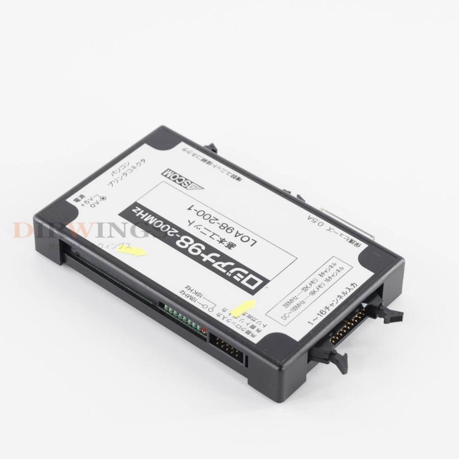 8日保証 ASCOM LOA98-200-1 ロジアナ98 Logic Analyzer ロジックアナライザー 200MHz [06462-0004] 【ラジウム】
