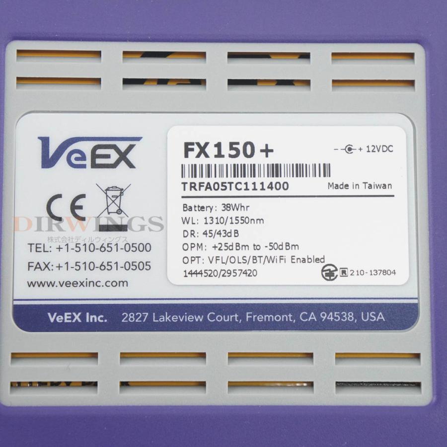 [DW]USED 8日保証 VeEX FX150＋ Mini-OTDR Optical Time Domain Reflectometer 光通信用測定器 OPT VFL/OLS/BT/WiFi Enable...[06463-0010] |  | 08