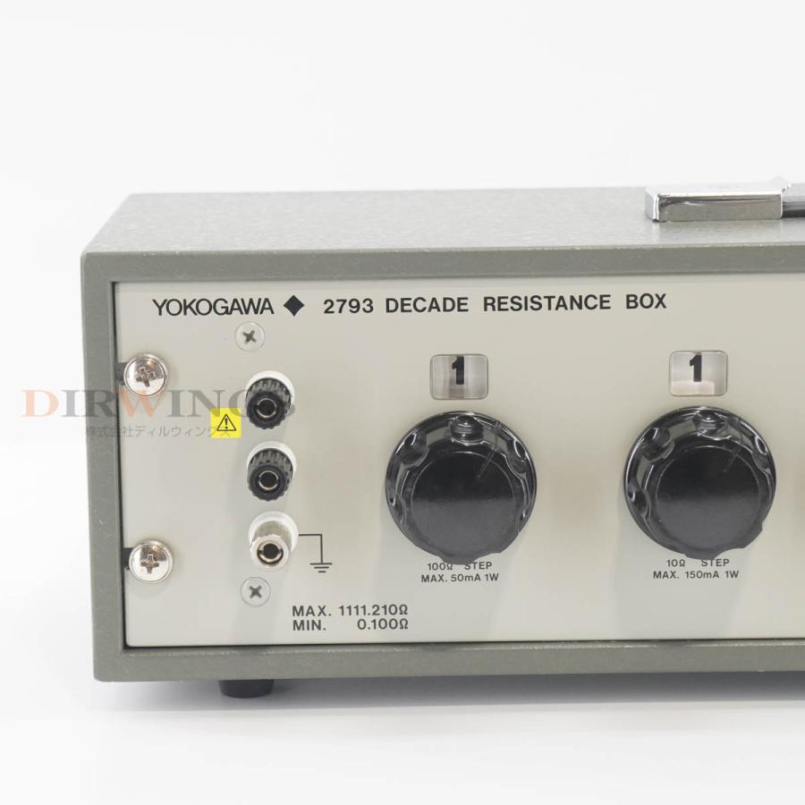 マッシュルーム様　オーダー専用ページ DW]USED 8日保証 YOKOGAWA 2793 279301 DECADE RESISTANCE BOX 6