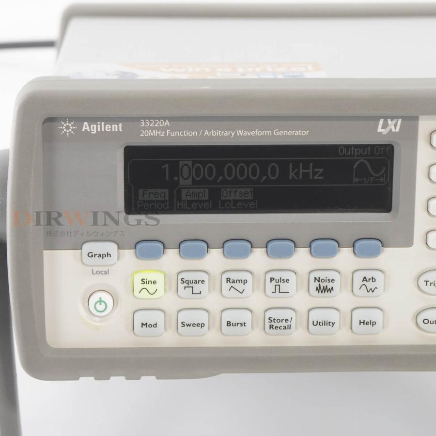 DW]USED 8日保証 Agilent 33220A LXI Function/Arbitrary