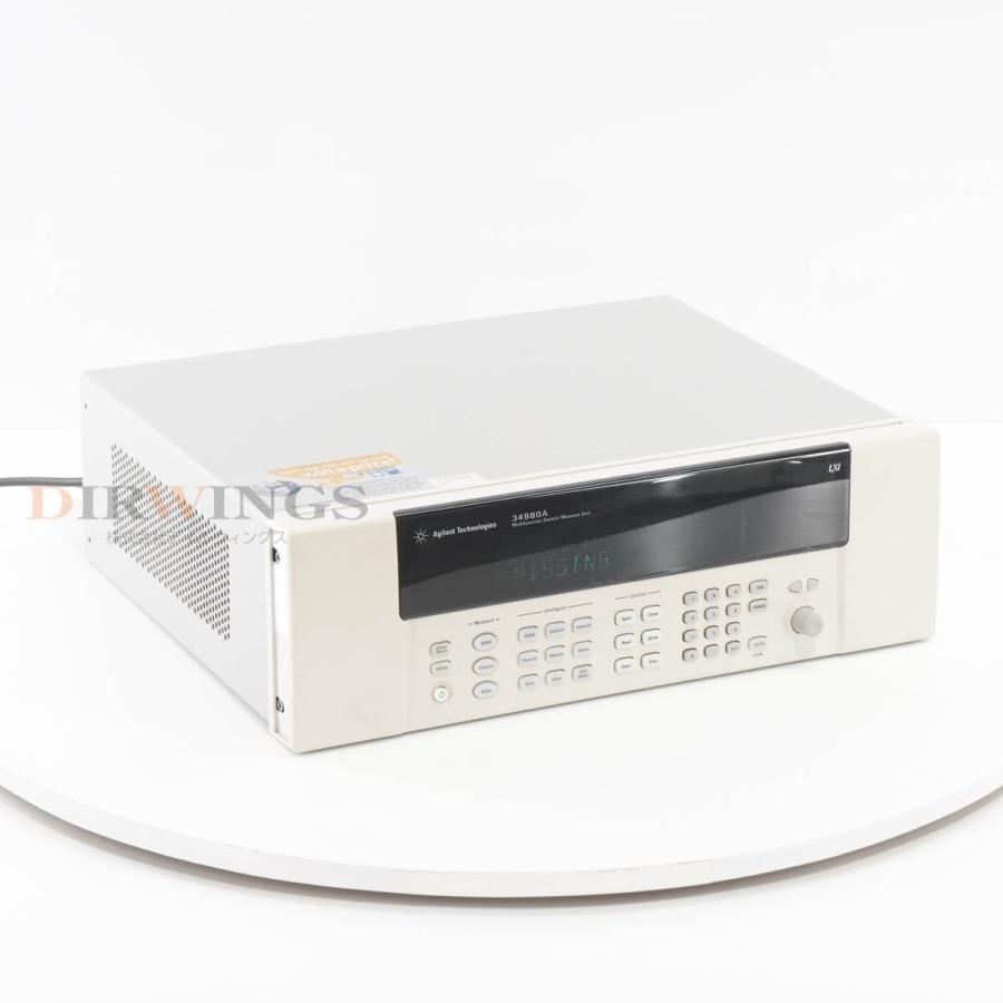 [DW]USED 8日保証 Agilent 34980A LXI Multifunction Switch/Measure Unit マルチ ...