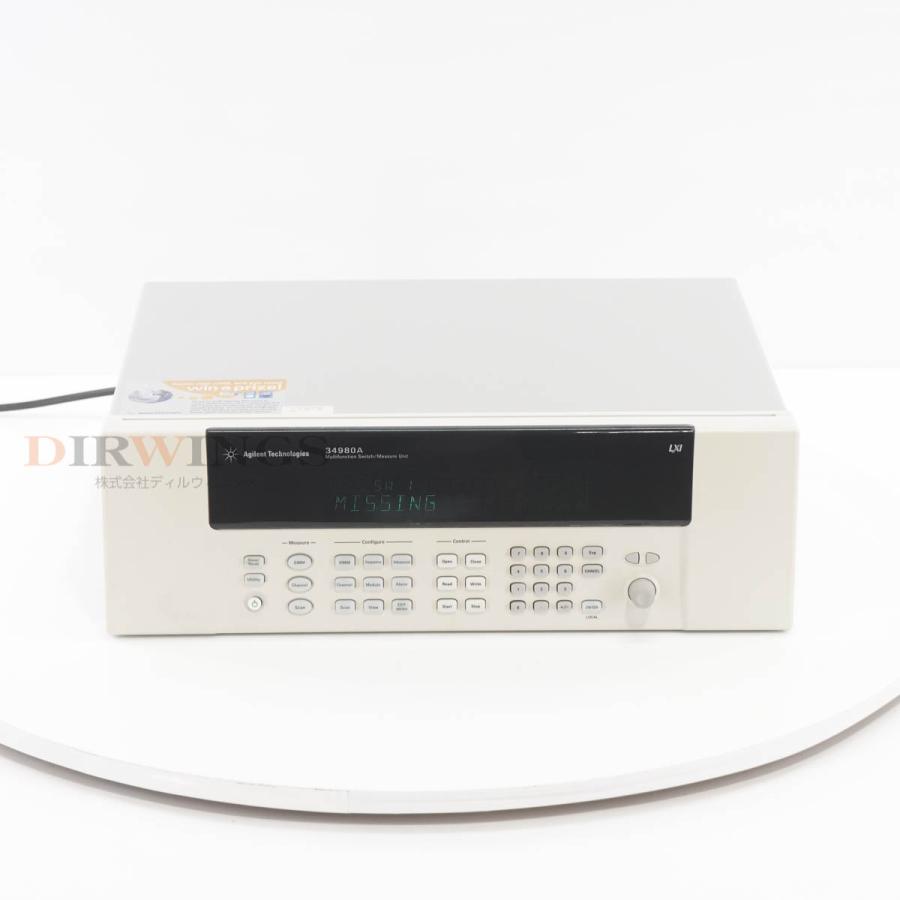 [DW]USED 8日保証 Agilent 34980A LXI Multifunction Switch/Measure Unit マルチ ...