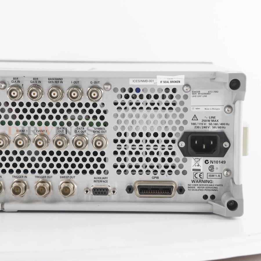 8日保証 Agilent E4432B ATO-7082 ESG-D SERIES SIGNAL GENERATOR 信号発生器 シグナルジェネレーター OPT 【インダストリアル】 UK6 UN...[06511-0087]