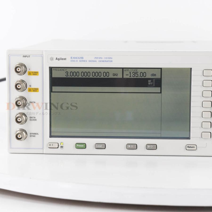 8日保証 Agilent E4432B ATO-7082 ESG-D SERIES SIGNAL GENERATOR 信号発生器 シグナルジェネレーター OPT 【インダストリアル】 UK6 UN...[06511-0087]