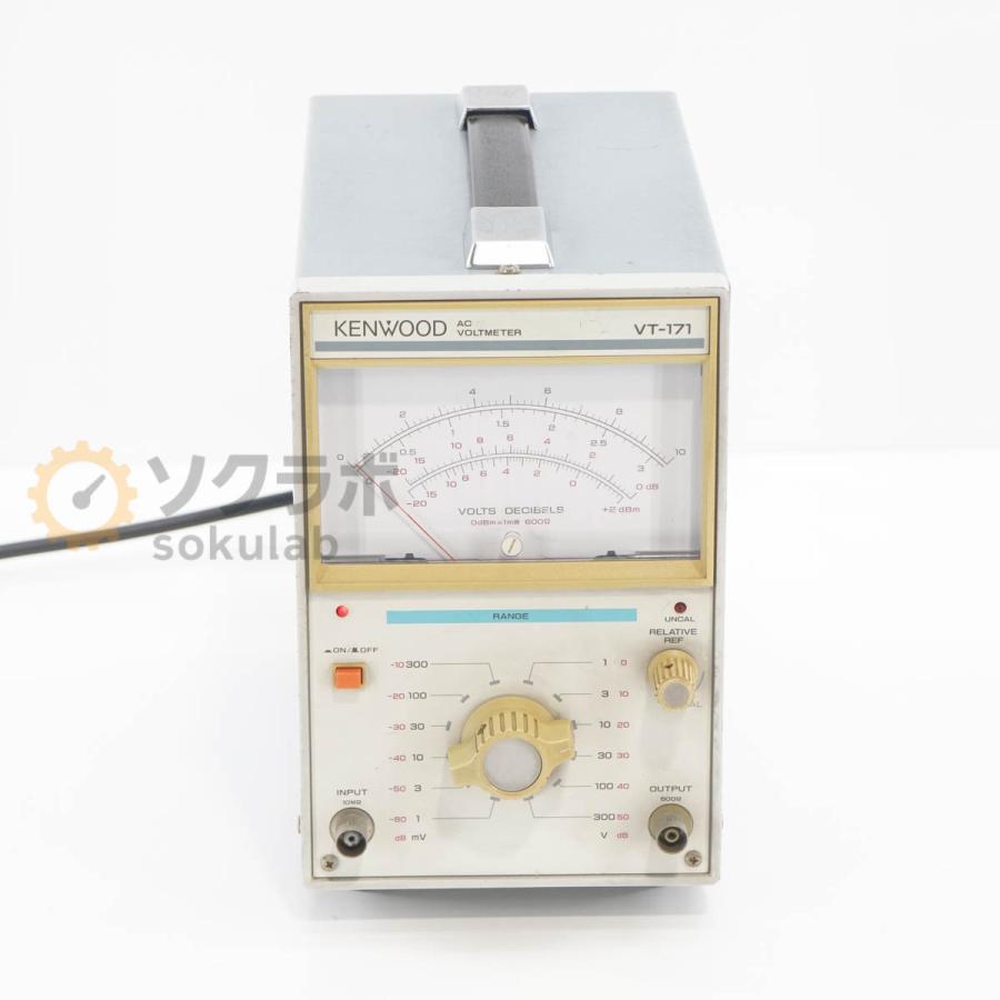 DW]USED 8日保証 7台入荷 KENWOOD VT-171 AC VOLTMETER ACボルト