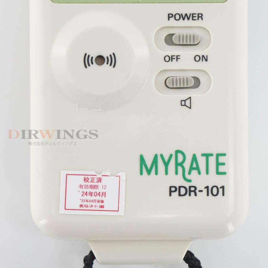 Aloka MYRATE PDR-101 ポケットサーベイメーター 本体 DW]USED 8日保証 04/2023CAL ALOKA PDR-101 MYRATE マイレート POCKET