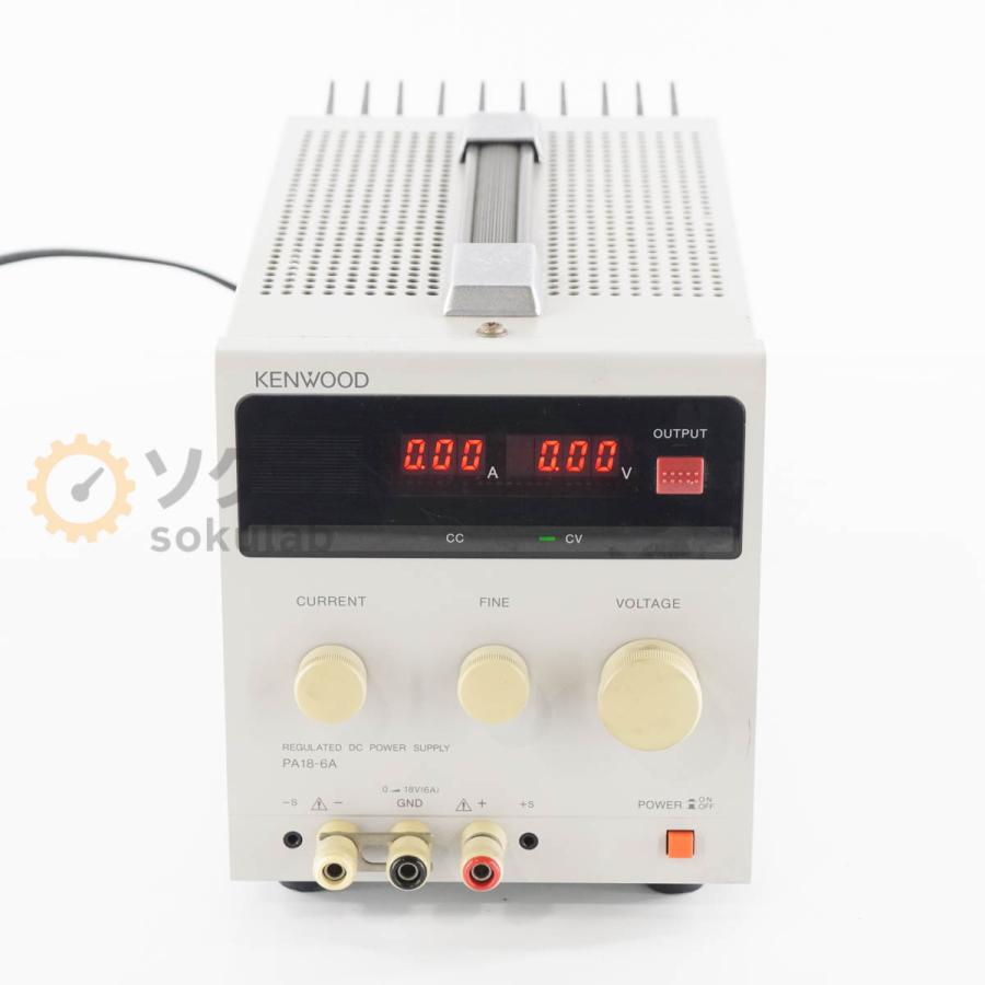 JB]USED 保証なし KENWOOD PA18-6A REGULATED DC POWER SUPPLY 直流