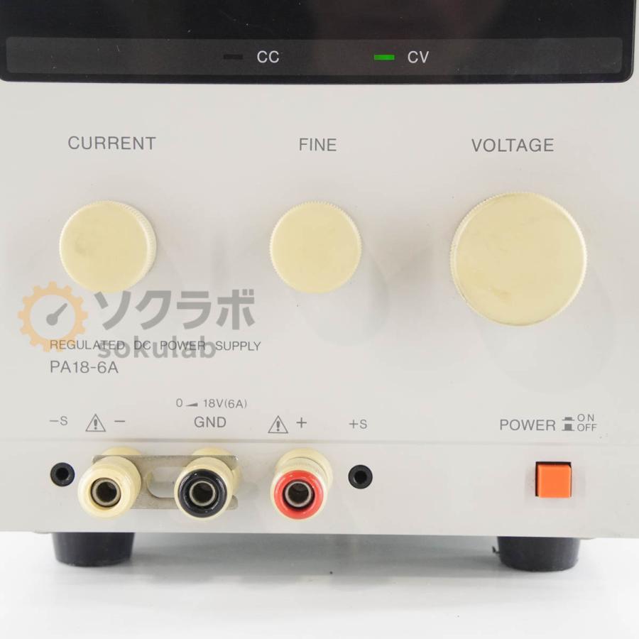 JB]USED 保証なし KENWOOD PA18-6A REGULATED DC POWER SUPPLY 直流