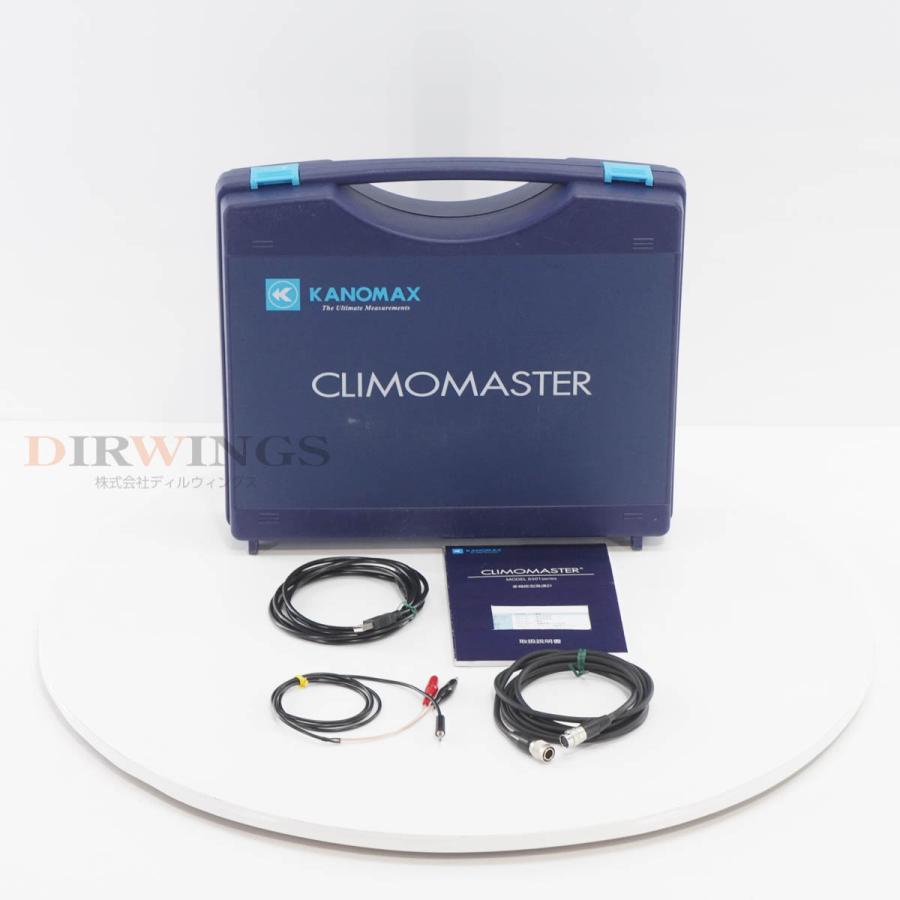 [JB]USED 保証なし KANOMAX 6501-A0 CLIMOMASTER クリモマスター 風速計 多機能型風速計 取扱説明書 ...