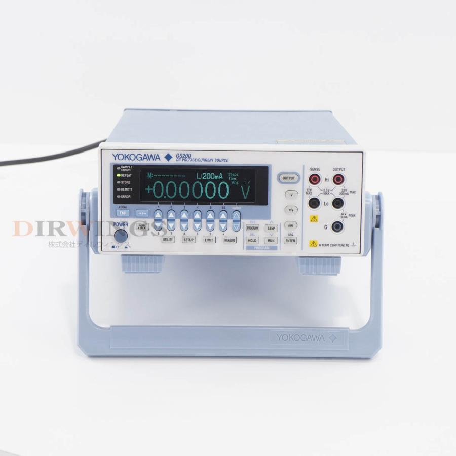 [JB]USED 保証なし YOKOGAWA GS200 GS210-1-M/MON/C10 DC VOLTAGE/CURRENT ...