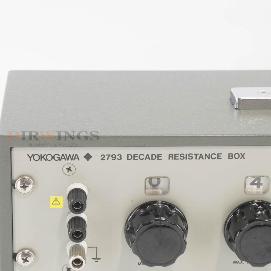 DW]USED 8日保証 03/2024CAL YOKOGAWA 2793 279301 DECADE RESISTANCE