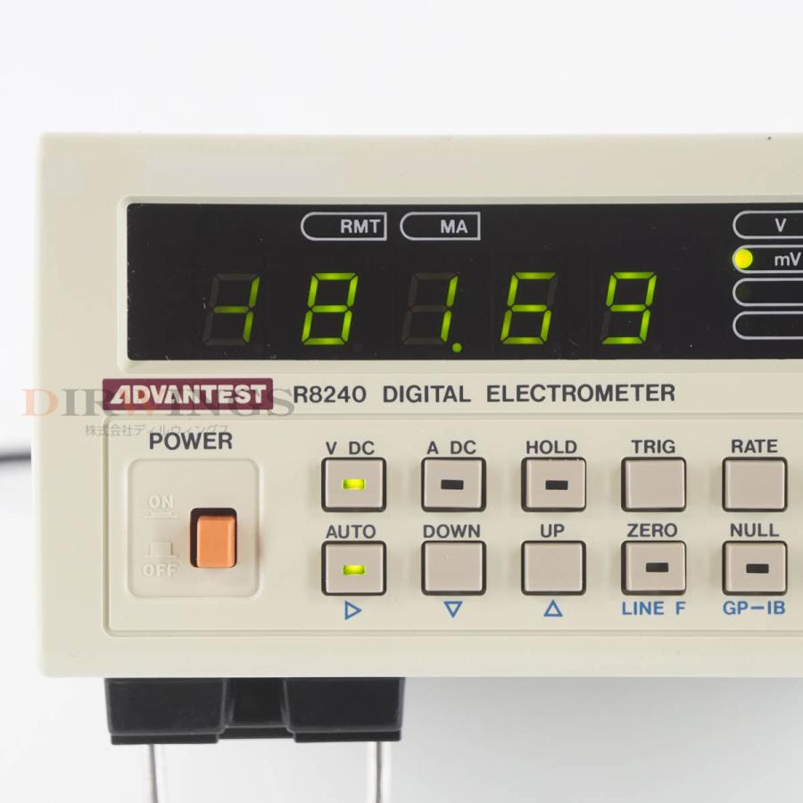 8日保証 6台入荷 ADVANTEST R8240 DIGITAL ELECTROMETER デジタルエレクトロメーター 【BERKELEY】 [06623-0001]