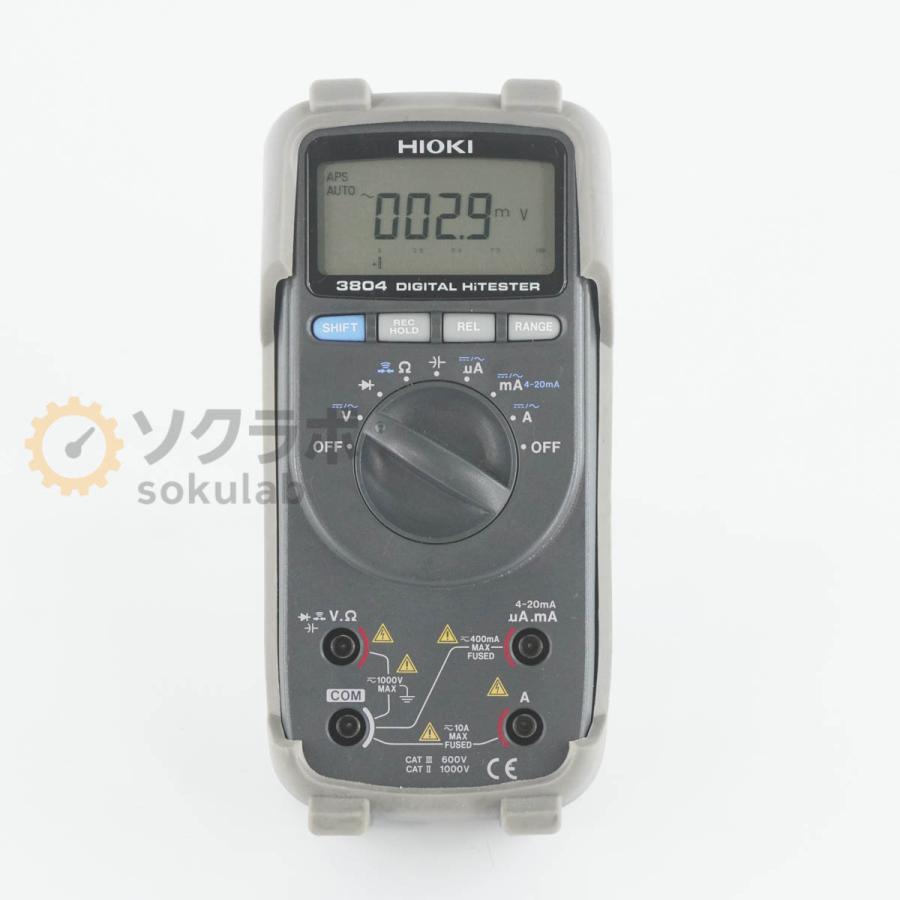HIOKI/ヒオキ DIGITAL HiTESTER 3804 デジタル テスタ Hioki 3804-50 Digital HiTester (Multi Meters)Hioki 3804 | TEquipment