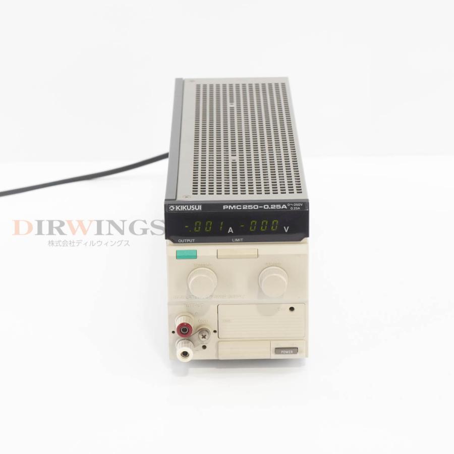 [DW]USED 8日保証 KIKUSUI PMC250-0.25A REGULATED DC POWER SUPPLY 直流安定化電源 DC ...