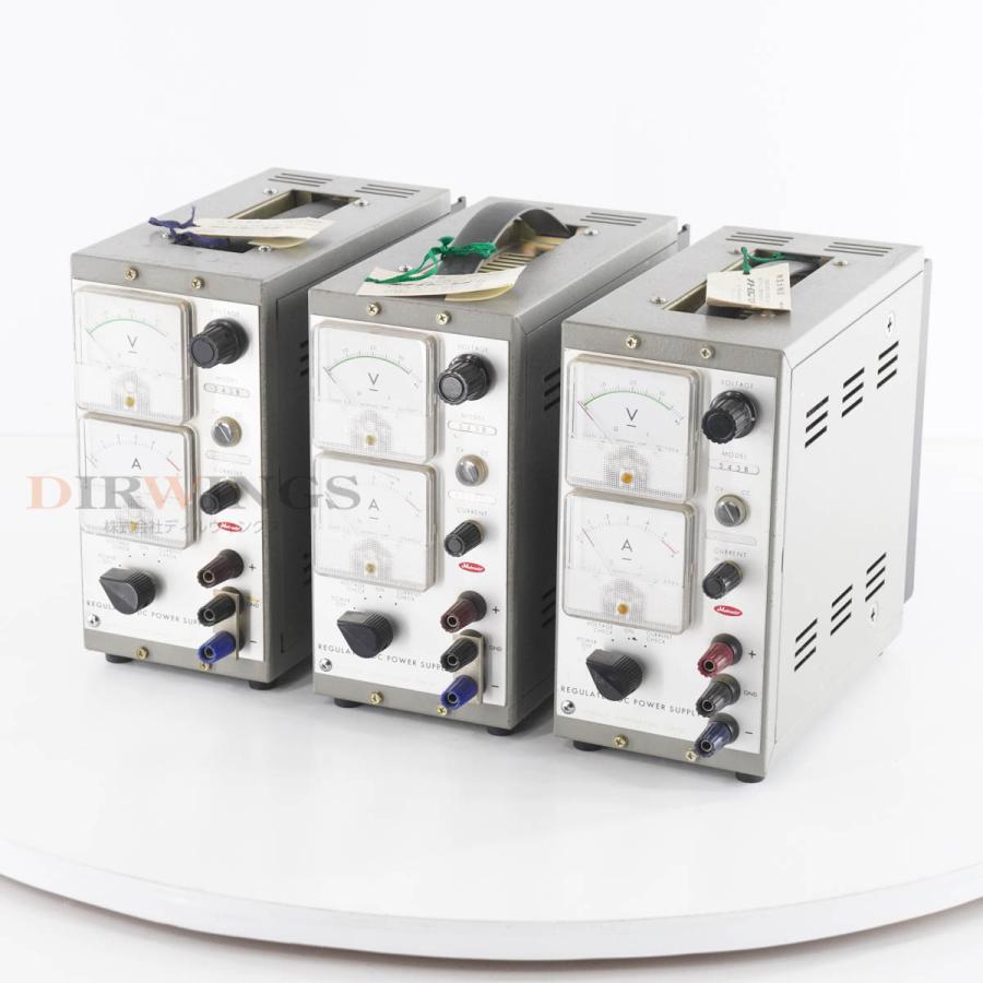 DW]USED 8日保証 3台セット METRONIX 543B REGULATED DC POWER SUPPLY