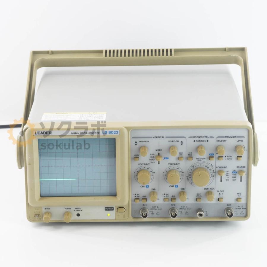 DW]USED 8日保証 LEADER LS 8022 LS8022 OSCILLOSCOPE オシロスコープ