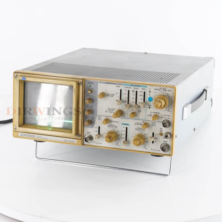 KENWOOD オシロスコープ CS-5135 ケンウッド 通電確認済 DW]USED KENWOOD CS-5135 OSCILLOSCOPE オシロスコープ 40MHz [06668