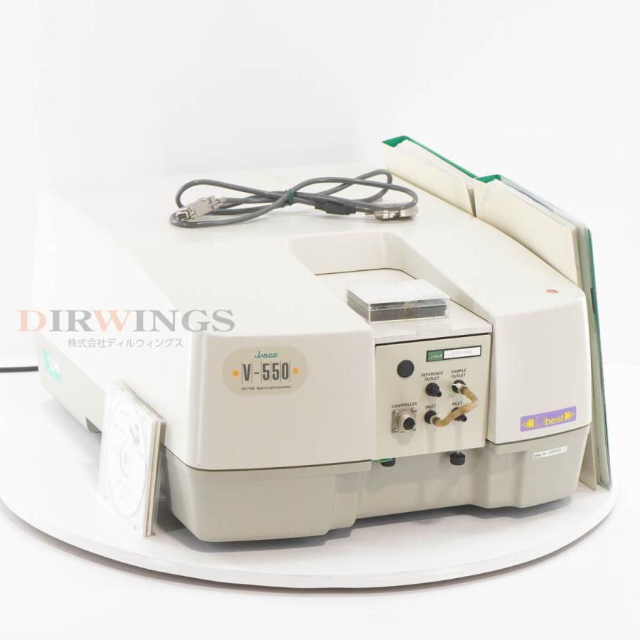 DW]USED 8日保証 JASCO V-550 UV/VIS Spectrophotometer 紫外可視分光