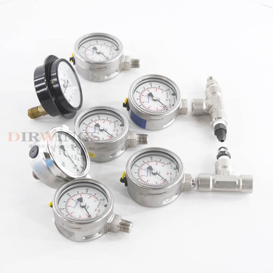 DW]USED 8日保証 セット WIKA NKS EN837-1 EN 837-1 232.50.63