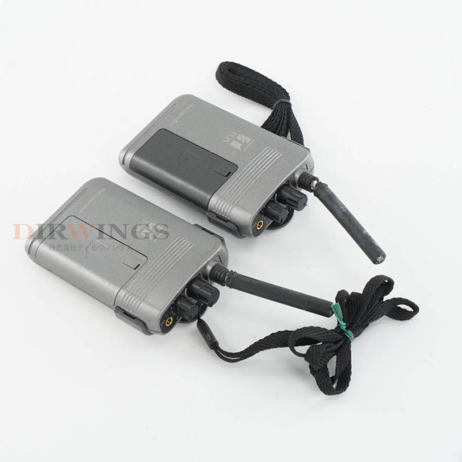 保証なし セット TOA WT-110-C11 C13 BC-1100-4 WIRELESS GUIDE ワイヤレスガイド 携帯型受信機 【大切】 充電器付 取扱説...[06702-0024]