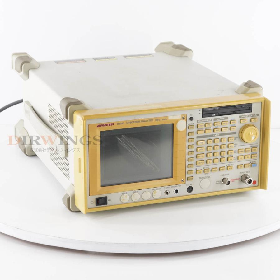[DW]USED 8日保証 ADVANTEST R3267 SPECTRUM ANALYZER スペクトラムアナライザー OPT 01 21 ...