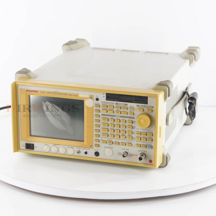 [DW]USED 8日保証 ADVANTEST R3267 SPECTRUM ANALYZER スペクトラムアナライザー OPT 01 21 ...