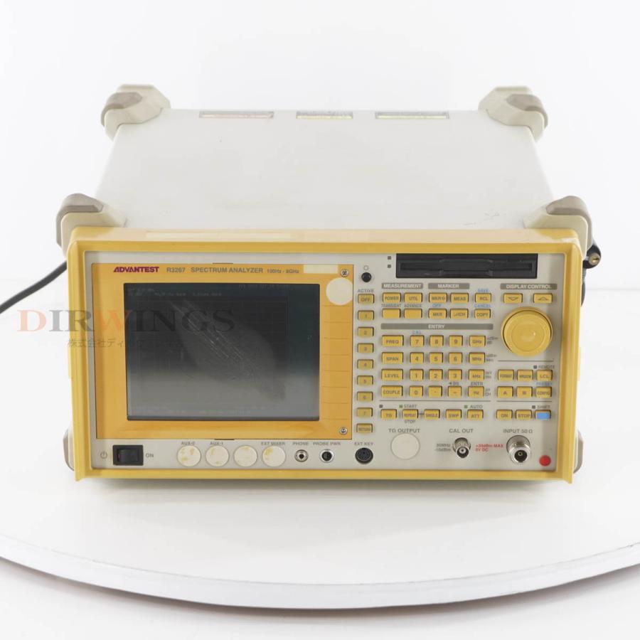 [DW]USED 8日保証 ADVANTEST R3267 SPECTRUM ANALYZER スペクトラムアナライザー OPT 01 21 ...
