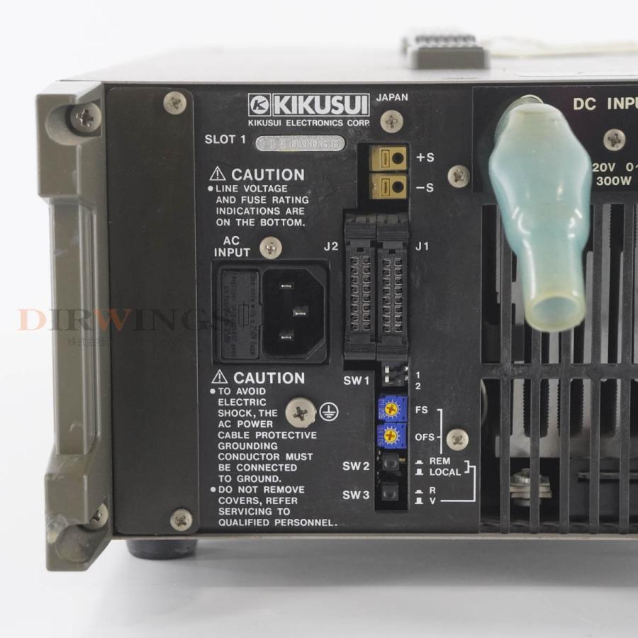 DW]USED 8日保証 KIKUSUI PLZ303W ELECTRONIC LOAD 電子負荷装置 