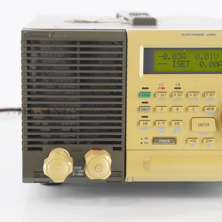 DW]USED 8日保証 KIKUSUI PLZ303W ELECTRONIC LOAD 電子負荷装置 